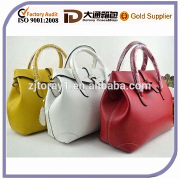 2015m Best Selling Woman High Quality Genuine Leather Handbag Ladies Real Leather Shoulder Korean Style Tote Fashion Bag