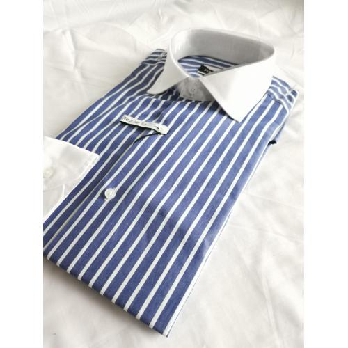 Casual Poplin Shirt Men Casual Y/D Poplin Italy Collar Long Shirt Factory