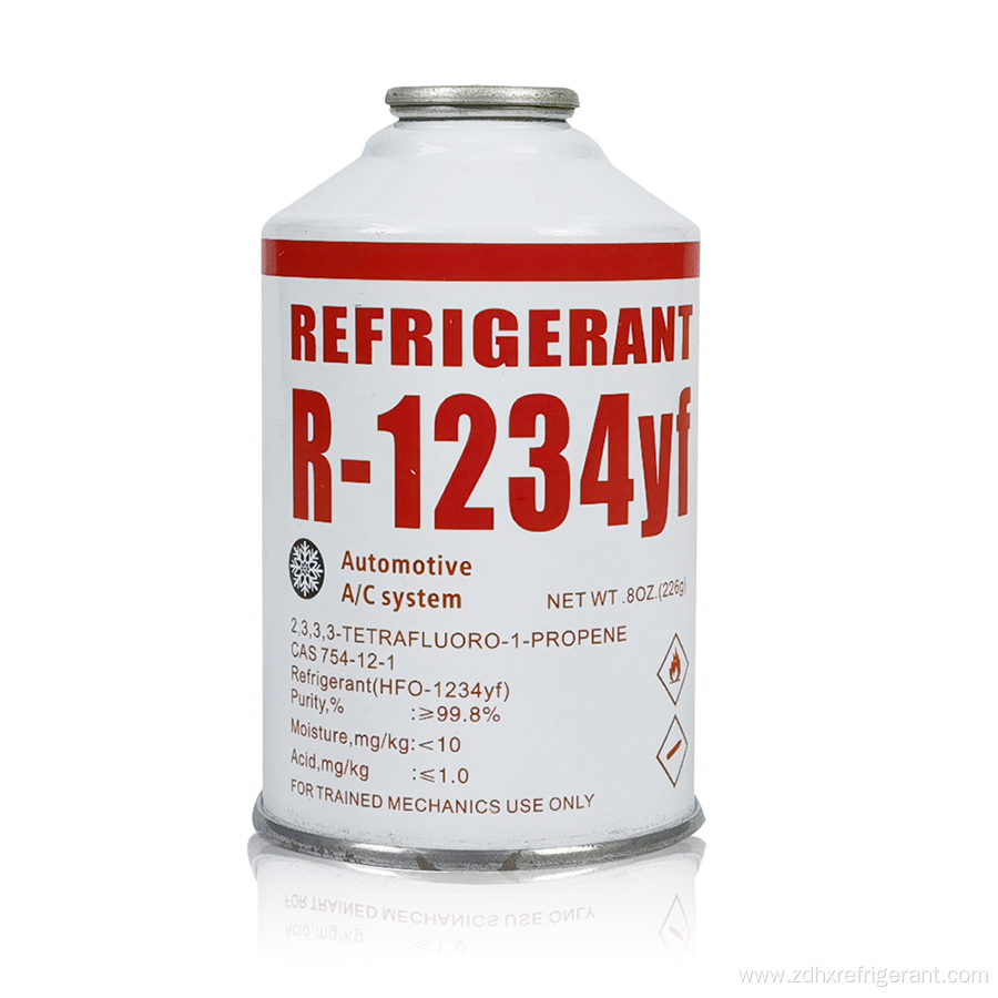 High Quality R1234yf Refrigerant 99.98% Purity 226g