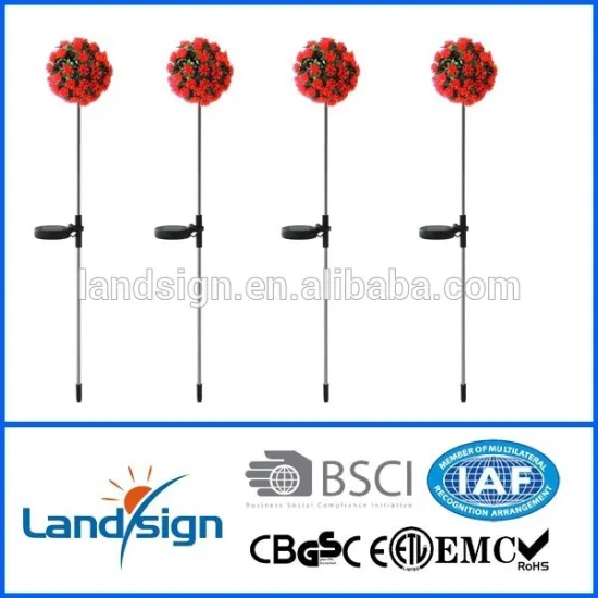 Cixi landsign solar stick flower lamp