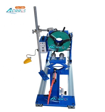 300kg Capacity Horizontal Pipe Welder with 170MM Through Hole Welding Positioner