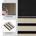 Soundproof Interior Decorative 3-sides wrapped Wood Panel.