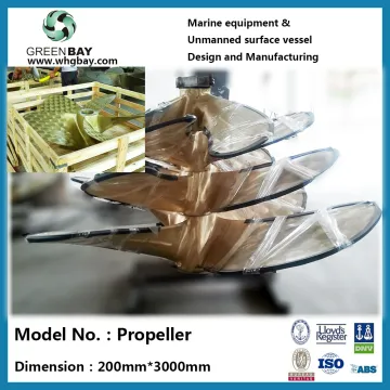 powerful thrust Cargo Vessel marine screw propeller boat Vessel 4 blades shaft copper-madeself propelled barges for sale