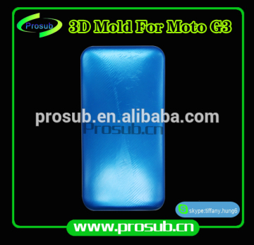 3D sublimation mobile phone case cover plastic injection mould for SFM-Moto G3