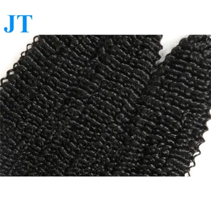 Afro Gray Braiding Hair Extensions Curly Brazilian Human Hair Bundles