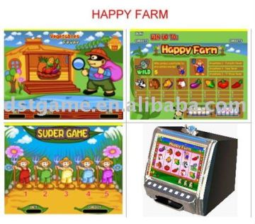 happy farm slot game board