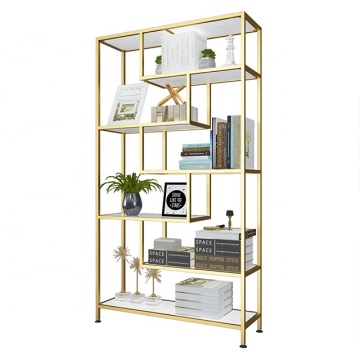 Nội thất bằng thép không gỉ Thư viện Gold Gold Library