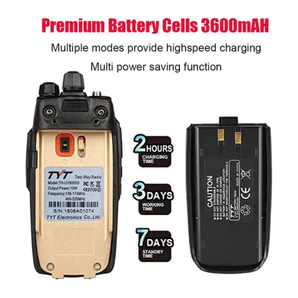 Factory Wholesale BAOFENG Crony TYT Rechargeable Battery 3600mAh