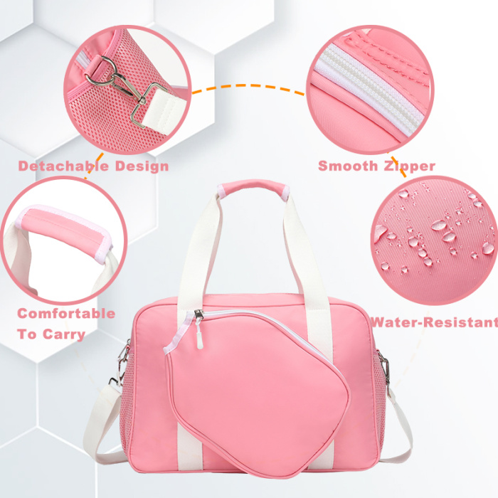 Pickleball Equipment Tote Bag with Ample Storage