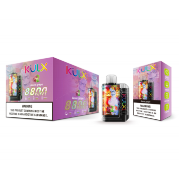 लोकप्रिय ई-सिगरेट vape kulx 8800puffs डिस्पोजेबल vape uk