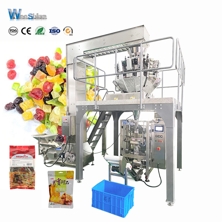 WPV200 Máquina de embalaje automático de chips de frutas secas