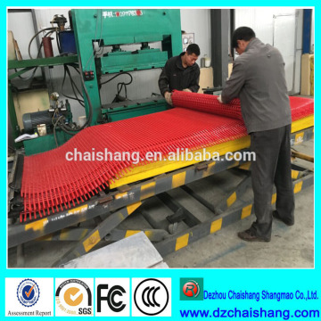 Polyurethane coated stainless steel mine sieving wire mesh