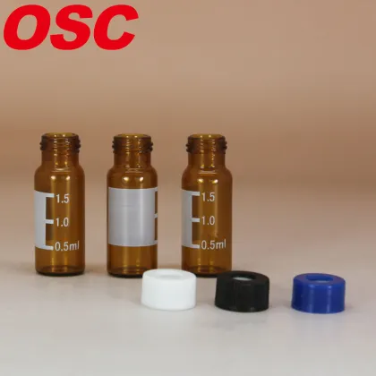 2ml 9-425 screw thread hplc chromatograph amber glass vial for Agilent