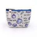 Custom fruit style PU make up coin purse