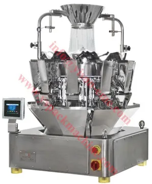 10 Combination head Electronic weighing scale,1.3L bucket fill machine