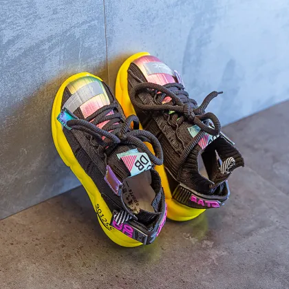 Fashion Outdoor Non-Slip Children Running Sport Shoes