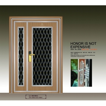 Fashionable Stainless Steel Swing Security Door RG3-888-A