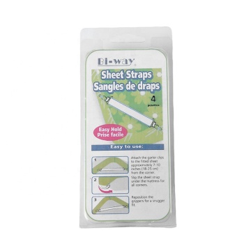 China Manufacturer Directly Wholesale 4pcs Set Bed Sheet Holder Band Elastic Bed Gripper