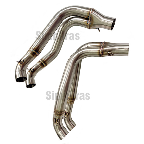 Motorradauspuff für Suzuki Hayabusa Black 08-23 Schalldämpferableitungsschlupf am System