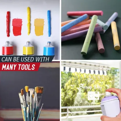 Hot sale plastic template DIY letter drawing template