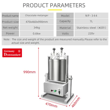 NP-344 Electrical Cacao Chocolate Grinder Chocolate MelangerFor Sale
