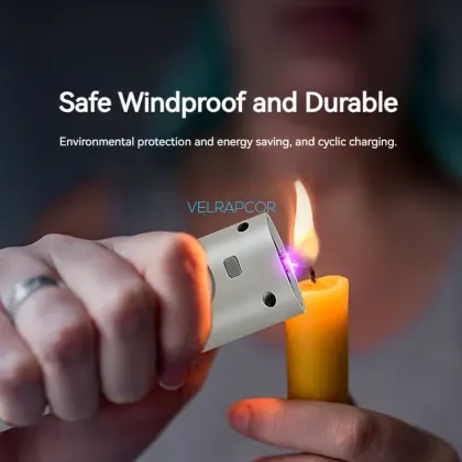 Outdoor Multi-Functional High-Voltage Arc Rechargeable Self-Defense Flashlight