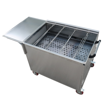 Chicken Rotating Grill Machine: Roasting Grilling Machine with Charcoal Roaster - Price