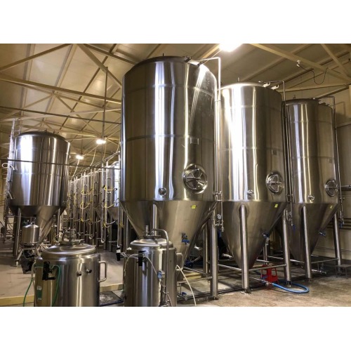 Beer Conical Jacketed Fermenter 300L 500L Fermentation Tank