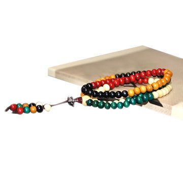 Belief devout special designer wholesale colorful wooden beads bracelets, customized/OEM/ODM