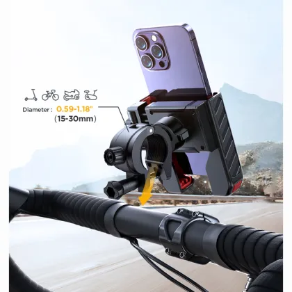 JOYROOM Bike Phone Mount: Adjustable Bicycle Mobile Phone Holder