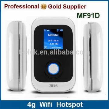 ZTE MF91D Qualcomm MDM9200 100mbps lte 4g mini mobile hostspot