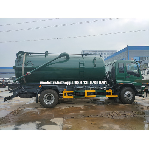 ISUZU 8,000 liters Sewage Suction Tank Trucks