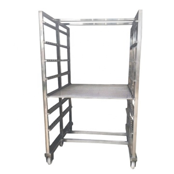 Customized Industrial Smoker Oven with Trolley Drying Cart and Racks