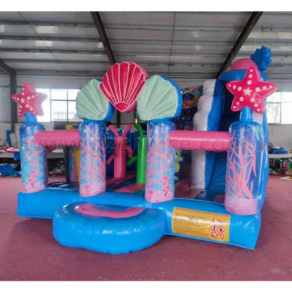 New Style Small Seaworld Bounce House Combo: Inflatable Bouncer Jumping Castle