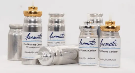 1 Plasma coated canisters.