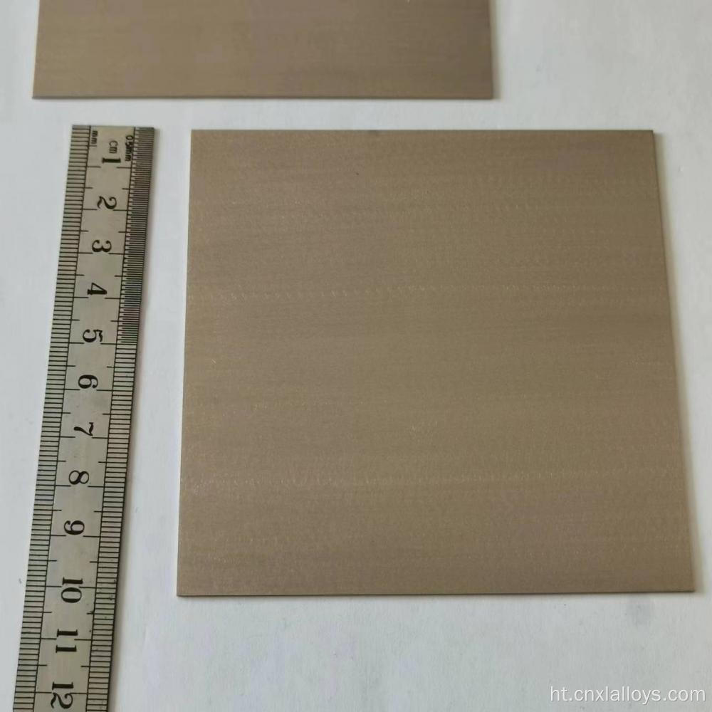 1*100*100 MOLYBDENUM Copper alyaj