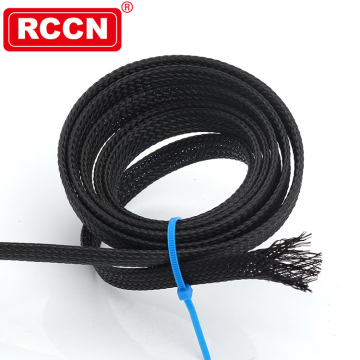 RCCN Wrapping Bands PET-10B Braided Expandable Sleeving for Cable Protection
