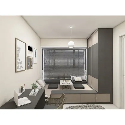 ISO 9001 Certified Modern Bedroom Storage Solid Wood Multifunctional Massage Tatami Bed