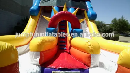 18ft tall intex inflatable water slide with free blower
