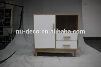 MDF with Wooden cabinet wood handle mordern furniture