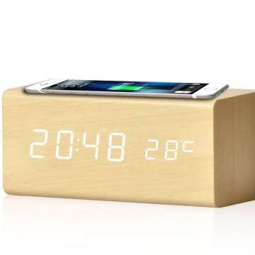 2024 Wireless Charging Alarm Clock with Phone Charger