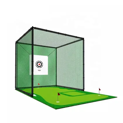 3x3x3m Golf Training Aids: Outdoor Driving, Hitting Net, Chipping Practice Cage