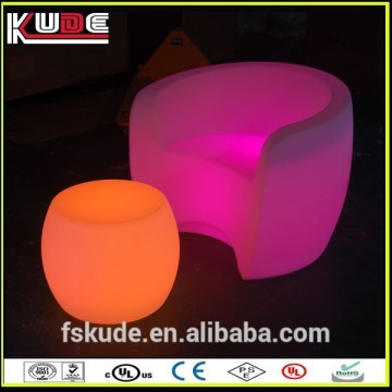 LED Furniture light illuminated plastic Sofa for Bar, Culb, KTV, Home Decoration