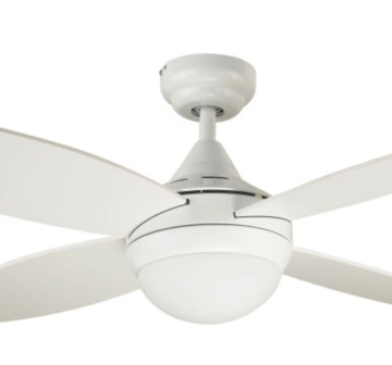 Stylishly designed 4-blades ceiling fan