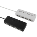 2.0 Hub USB con indicatore a LED a interruttore separato