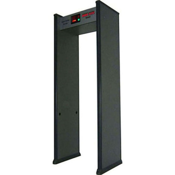 Puertas de seguridad con detector de metales.