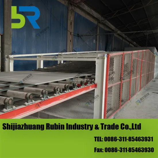 High efficiency drywall manufacturing machine