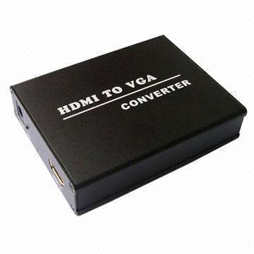 HDMI® VGA Converter Metal Casing, Available in Black