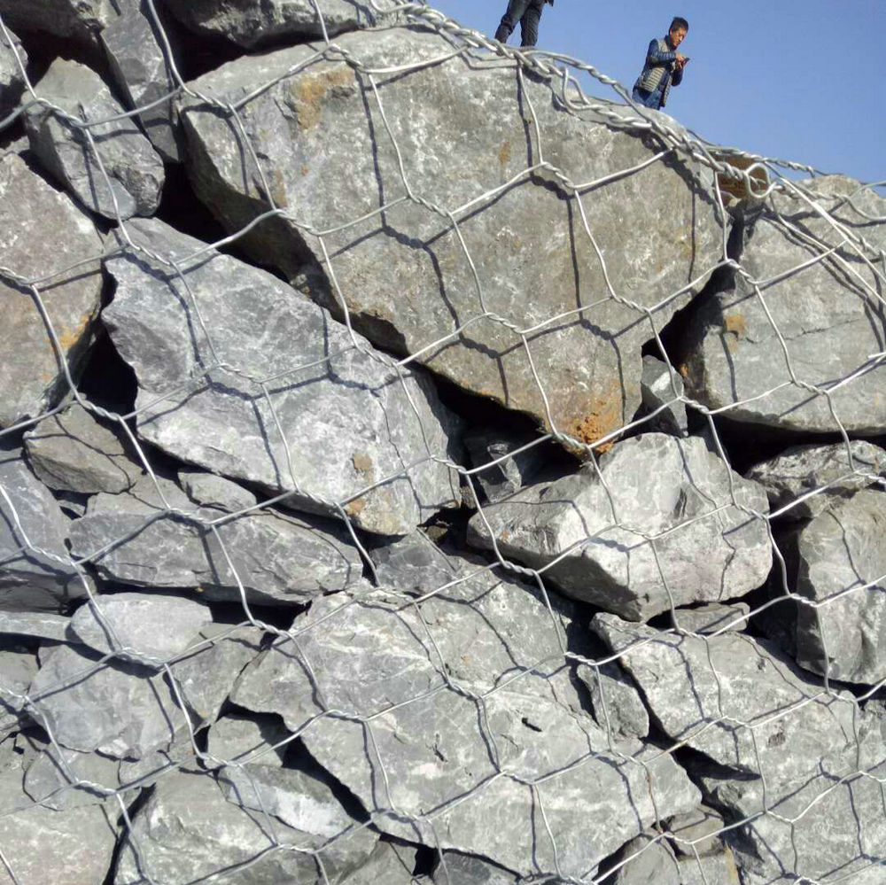 Woven Mesh Gabion Basket