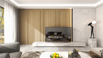 WPC Bamboo Wall Panels for Decorative Walls